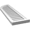 Ekena Millwork Quarter Round Top Left Surface Mount PVC Gable Vent w/ 2"W x 2"P Brickmould Sill Frame, 12"W x 42"H GVPQL12X4203SN - alternate 3